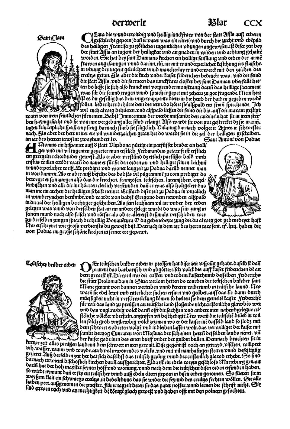 Schedelsche Weltchronik Blatt 210, rechte Seite