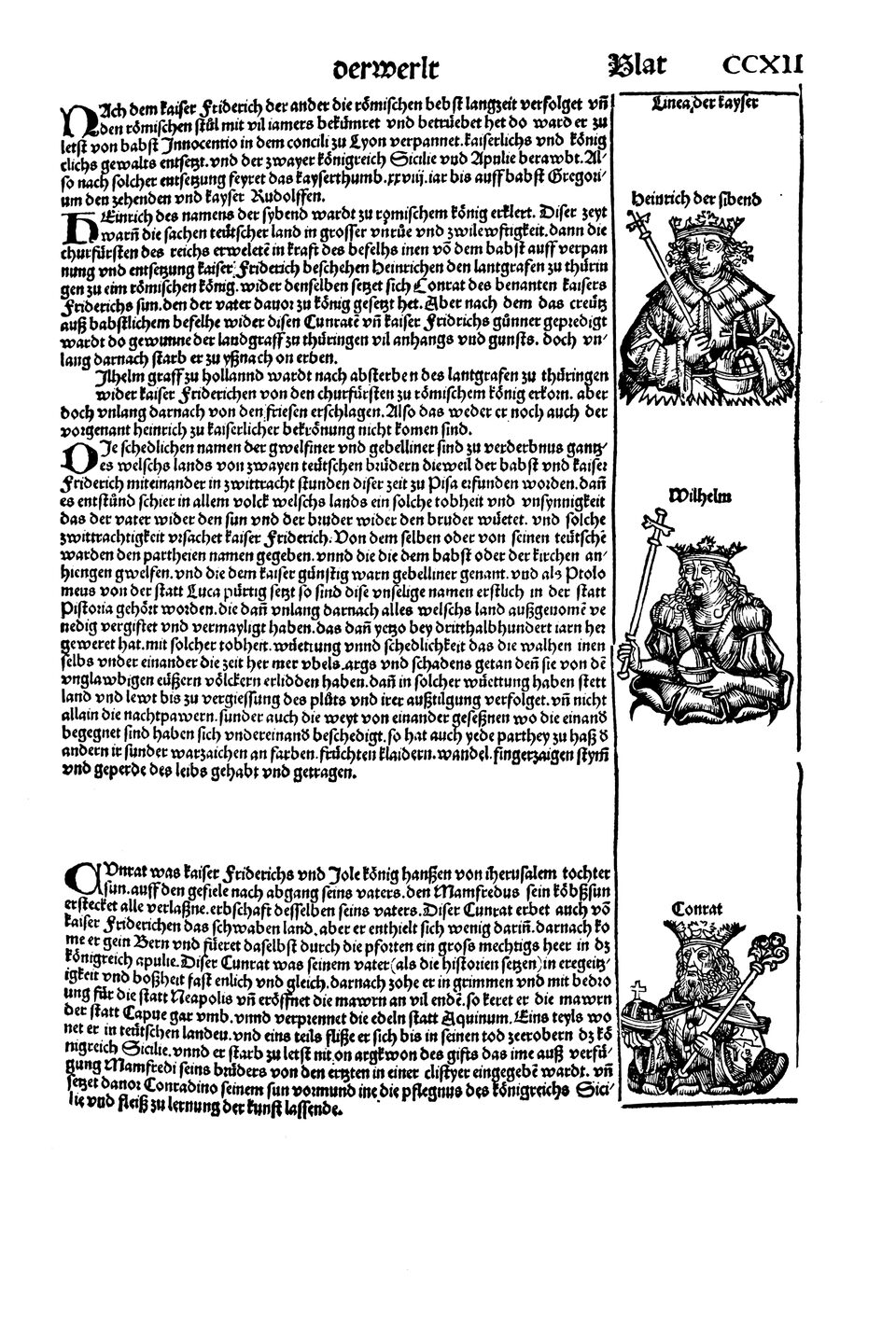 Schedelsche Weltchronik Blatt 212, rechte Seite
