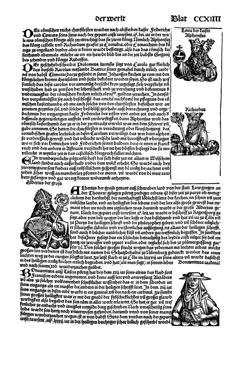 Schedelsche Weltchronik Blatt 214, rechte Seite