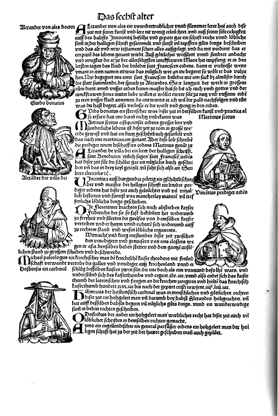 Schedelsche Weltchronik Blatt 215, linke Seite