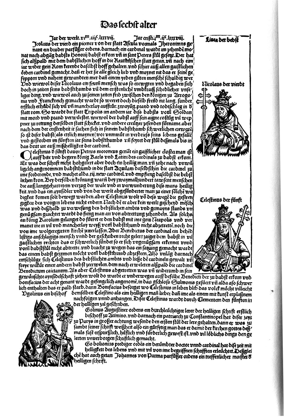 Schedelsche Weltchronik Blatt 219, linke Seite