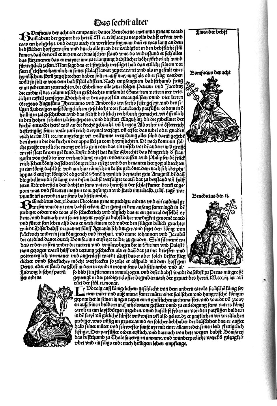 Schedelsche Weltchronik Blatt 220, linke Seite
