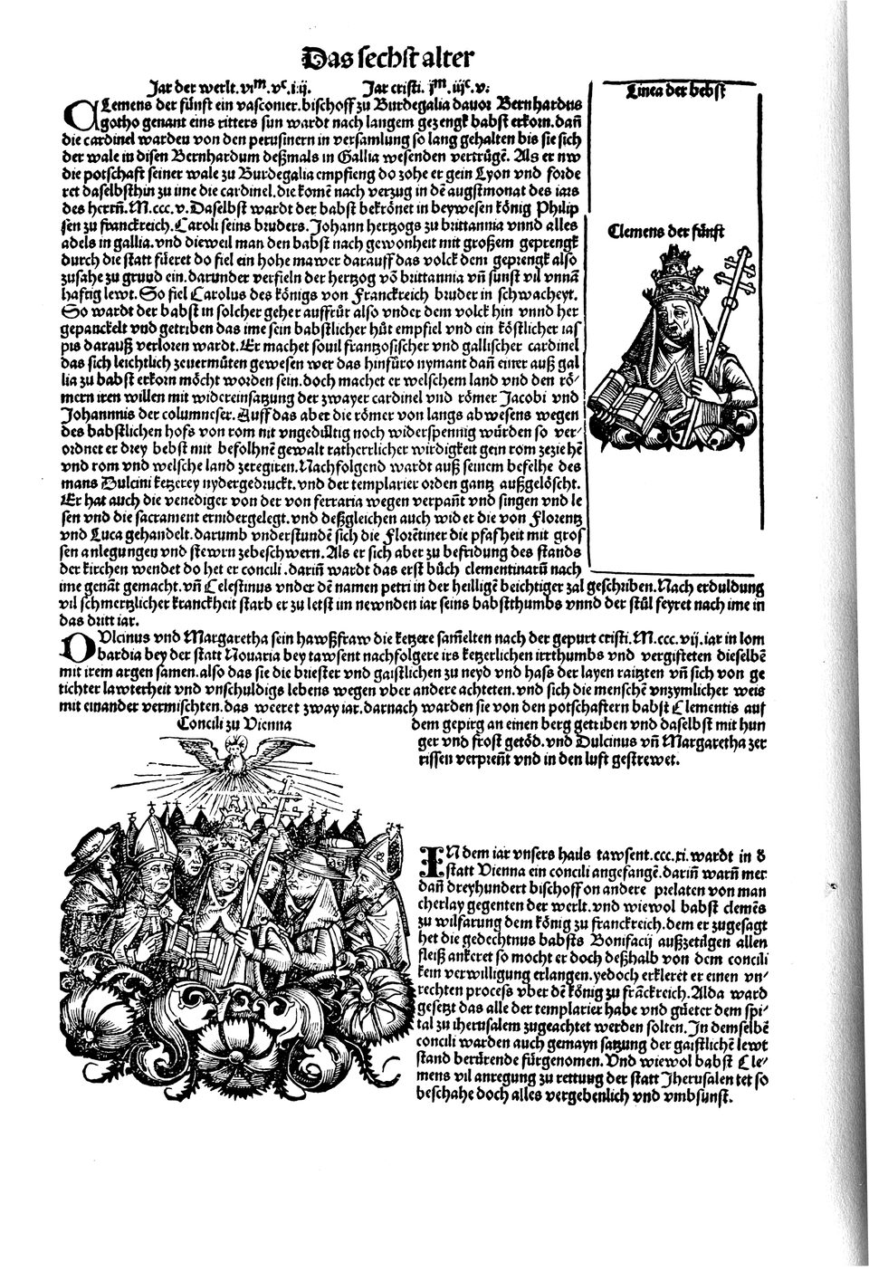 Schedelsche Weltchronik Blatt 222, linke Seite