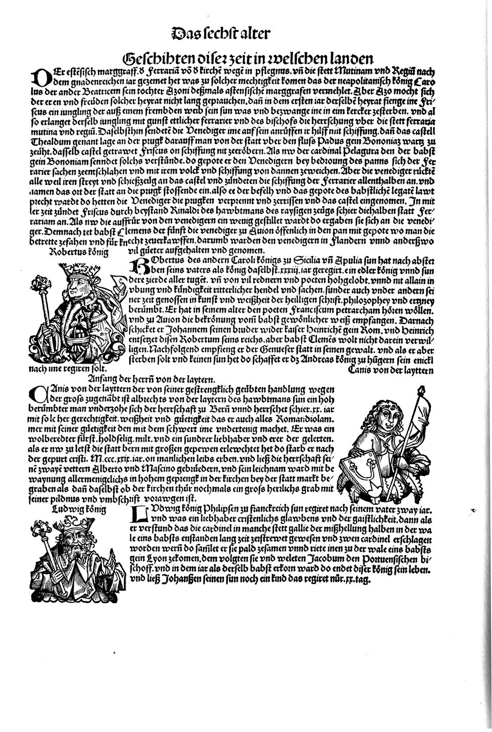 Schedelsche Weltchronik Blatt 224, linke Seite