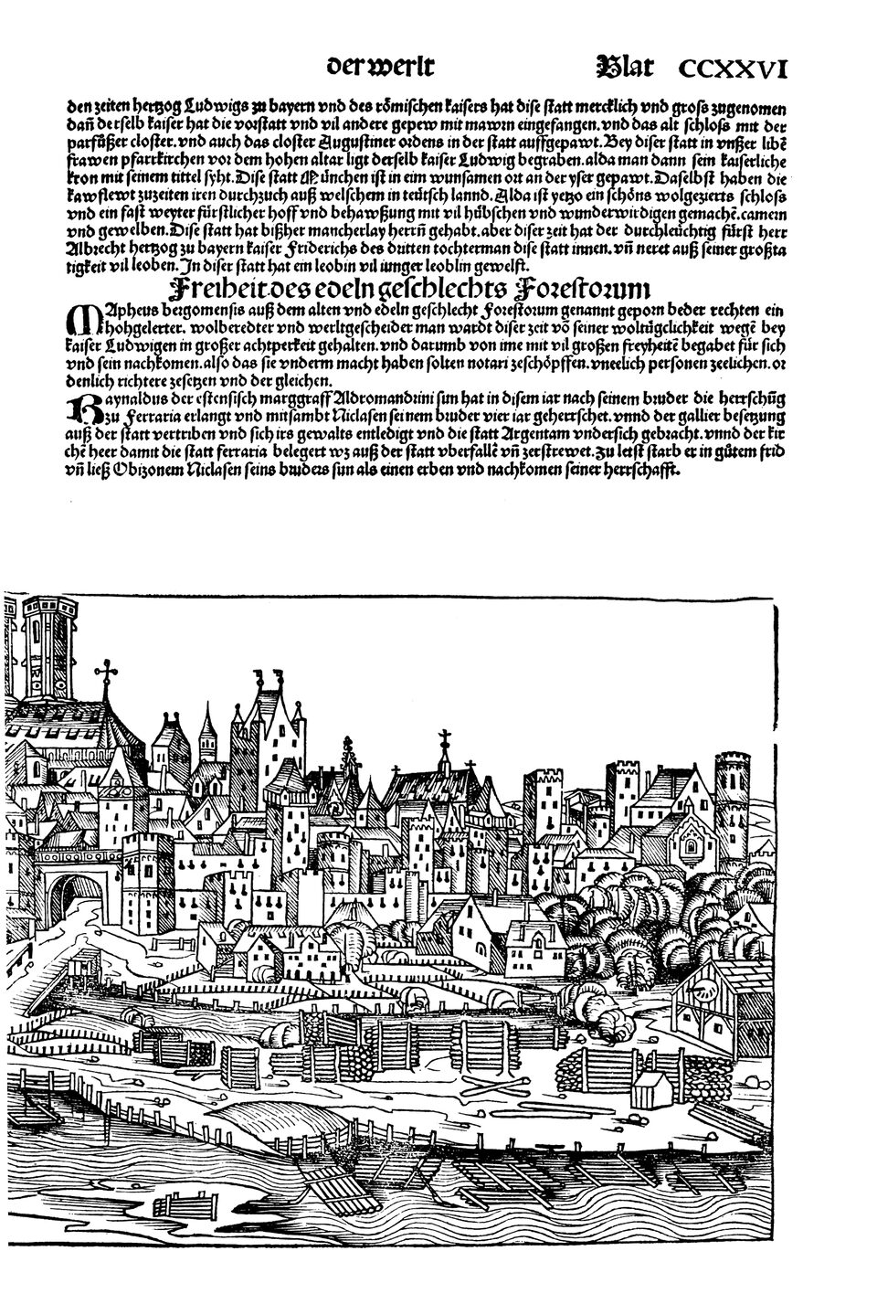 Schedelsche Weltchronik Blatt 226, rechte Seite