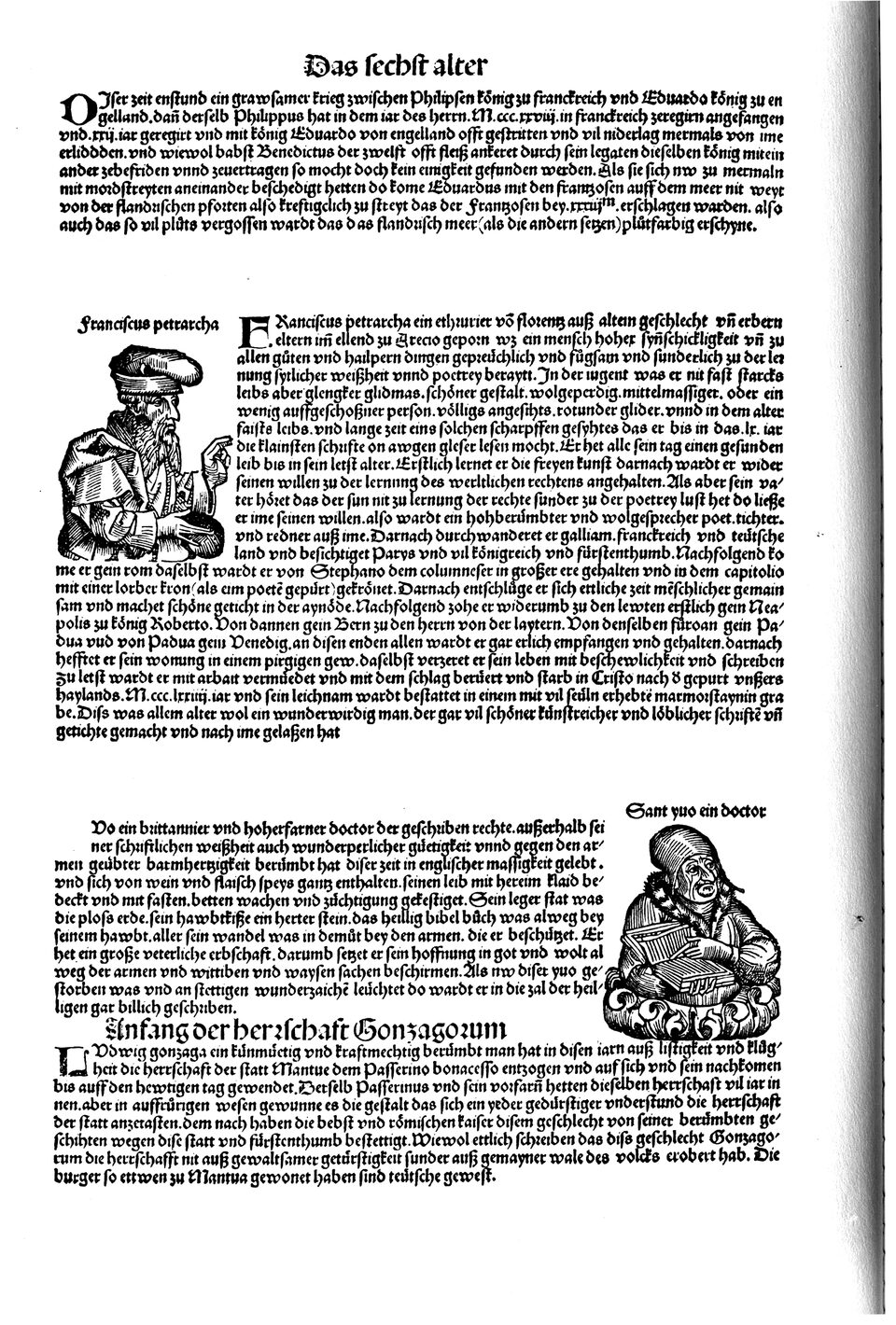 Schedelsche Weltchronik Blatt 228, linke Seite