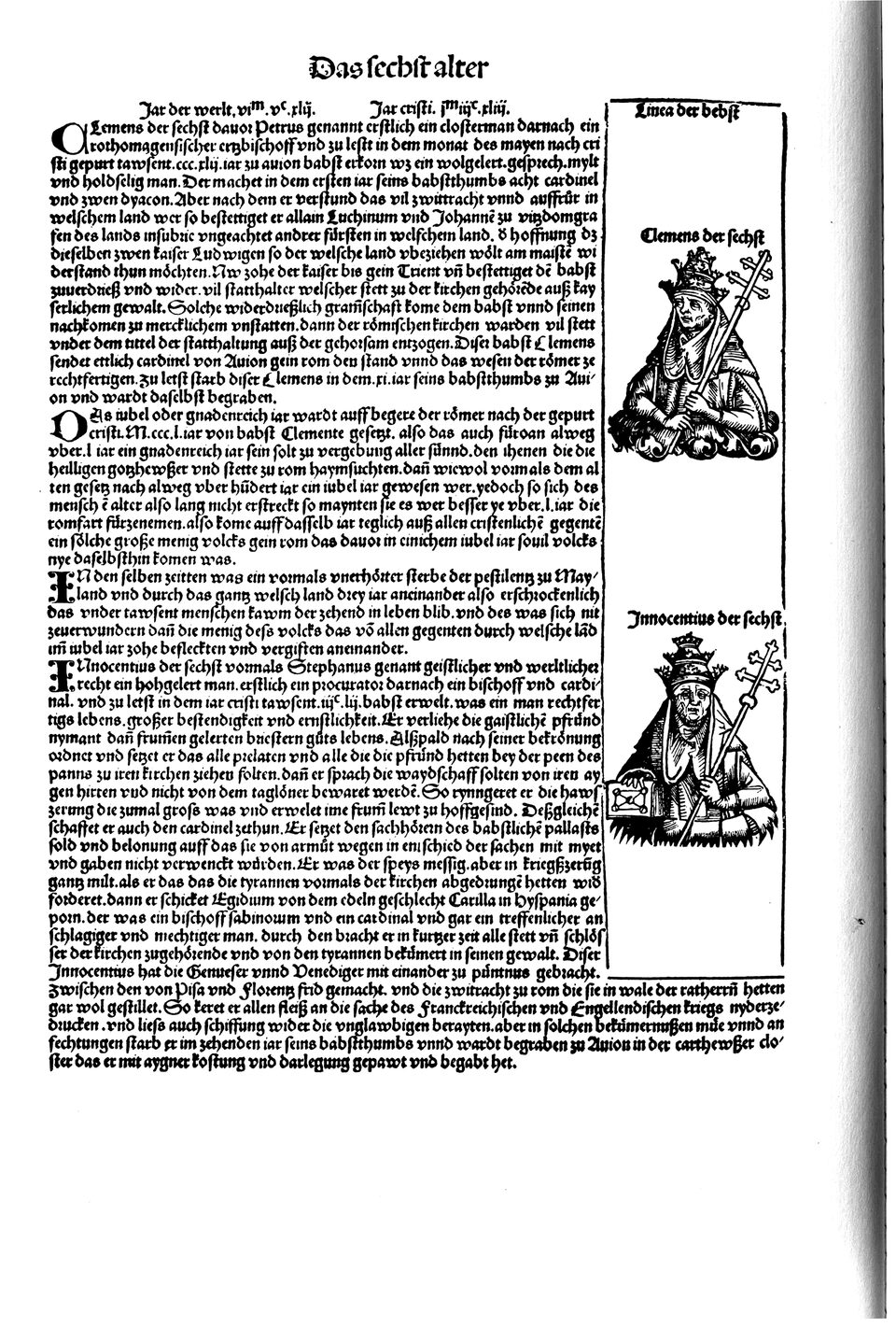 Schedelsche Weltchronik Blatt 229, linke Seite