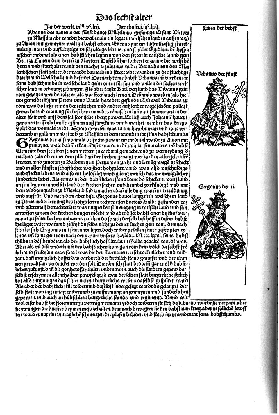 Schedelsche Weltchronik Blatt 232, linke Seite