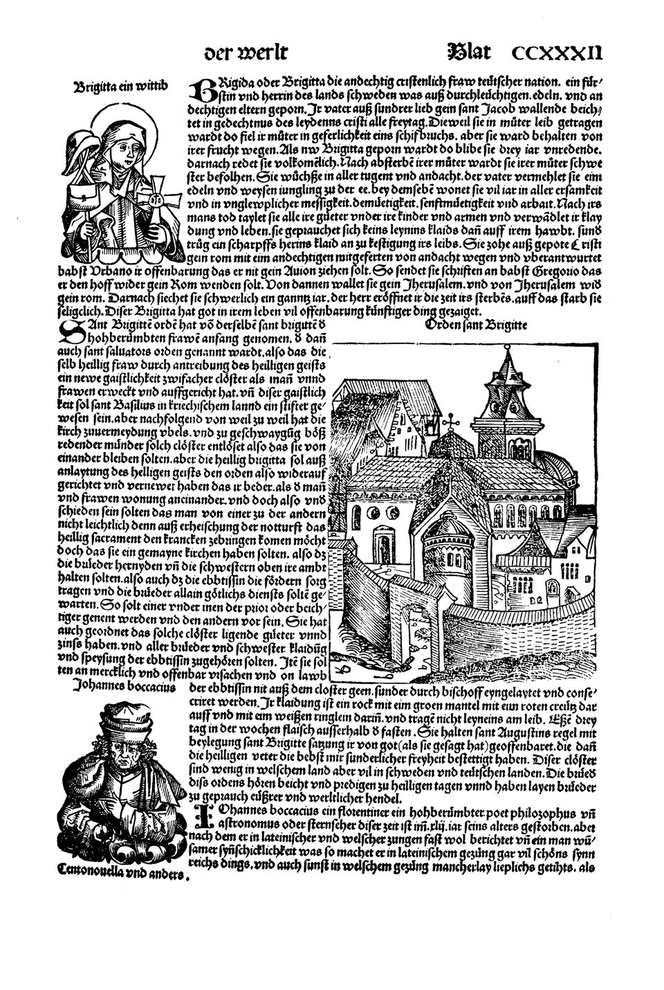 Schedelsche Weltchronik Blatt 232, rechte Seite