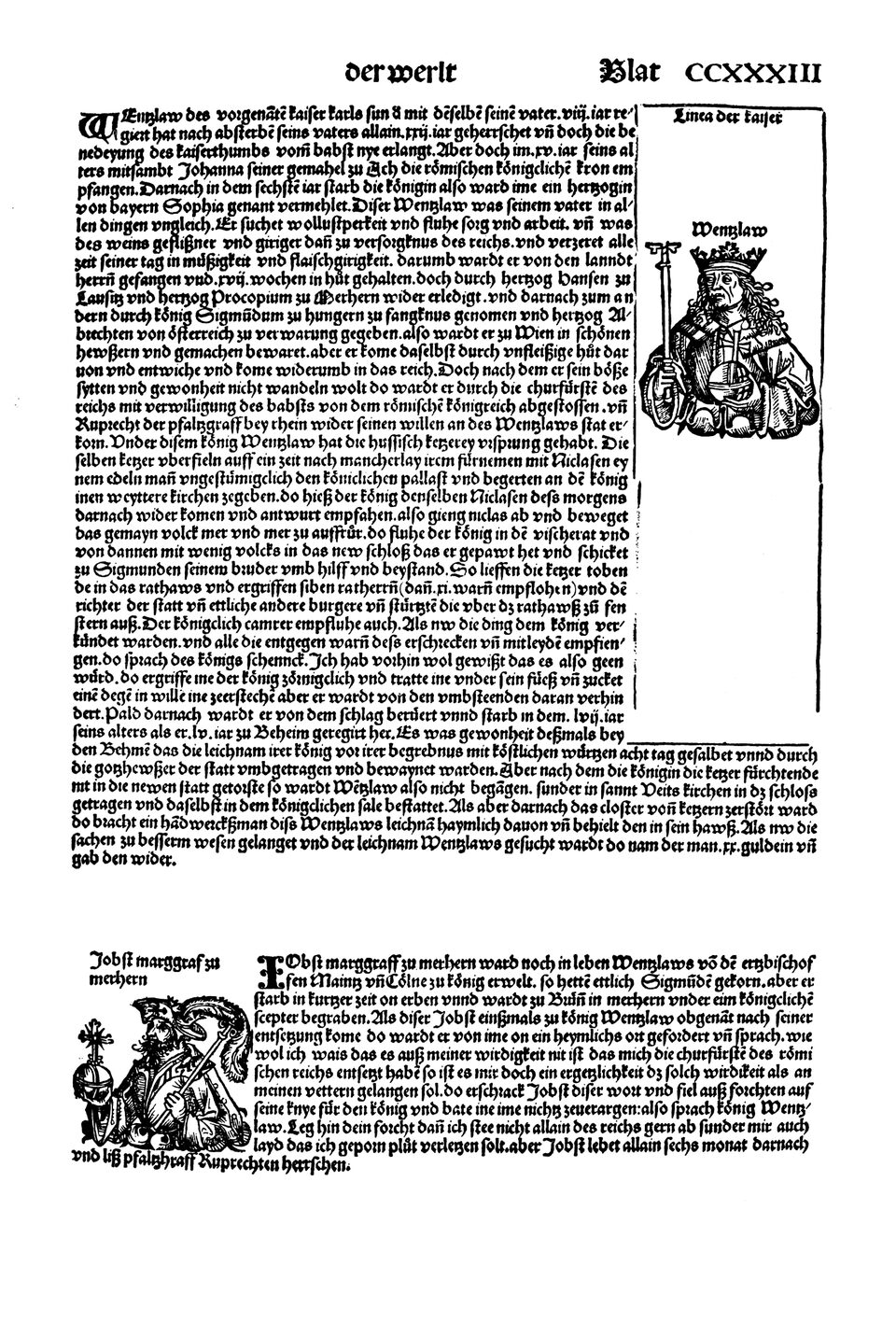 Schedelsche Weltchronik Blatt 233, rechte Seite
