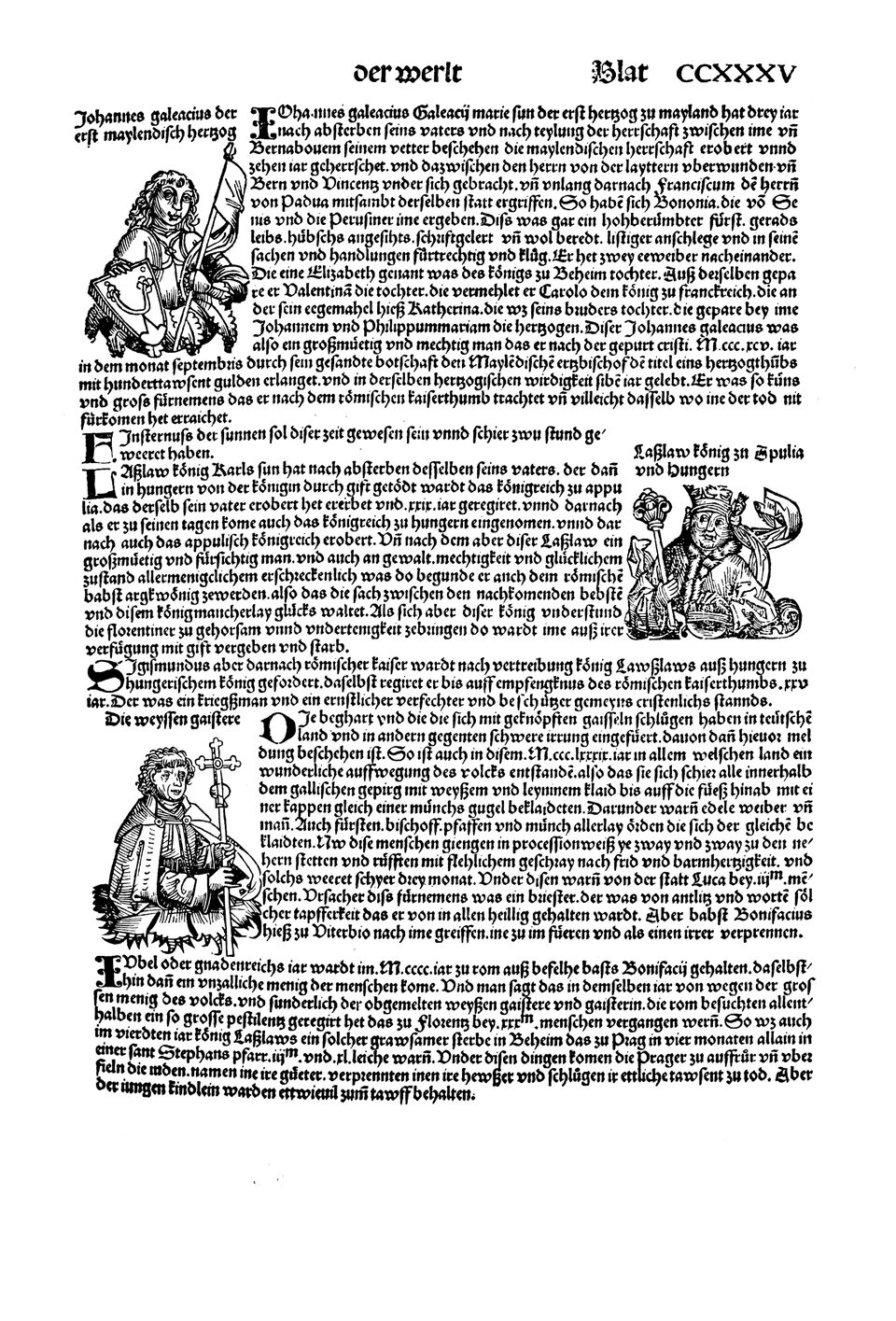 Schedelsche Weltchronik Blatt 235, rechte Seite