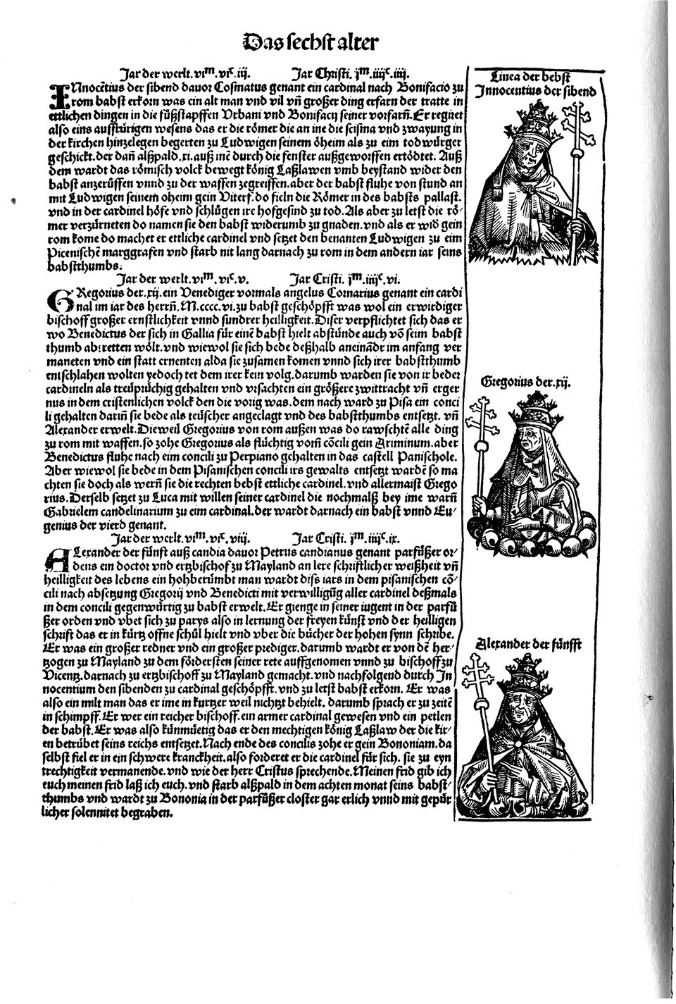 Schedelsche Weltchronik Blatt 236, linke Seite