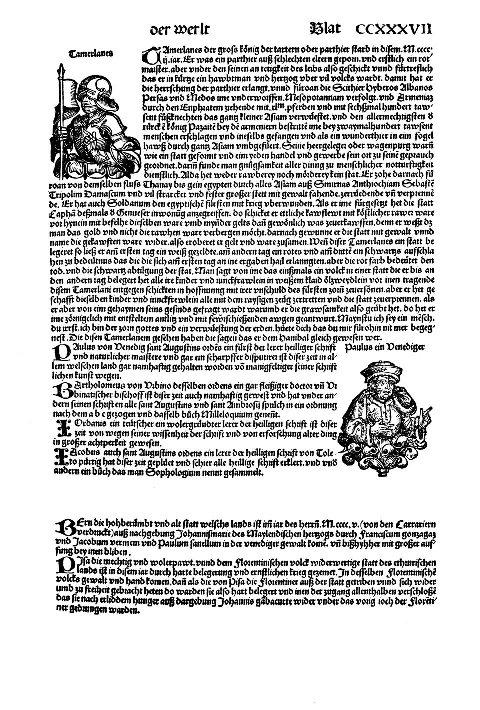Schedelsche Weltchronik Blatt 237, rechte Seite