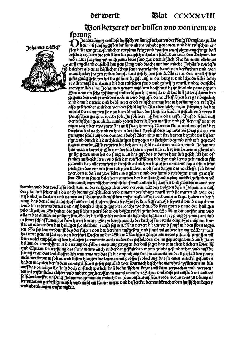 Schedelsche Weltchronik Blatt 238, rechte Seite