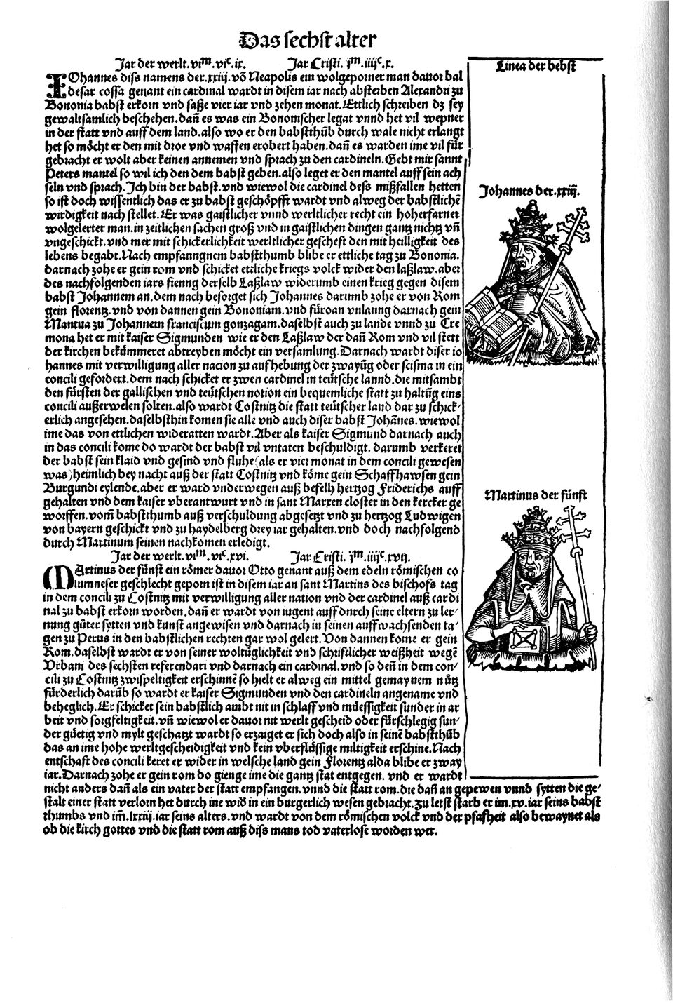 Schedelsche Weltchronik Blatt 239, linke Seite