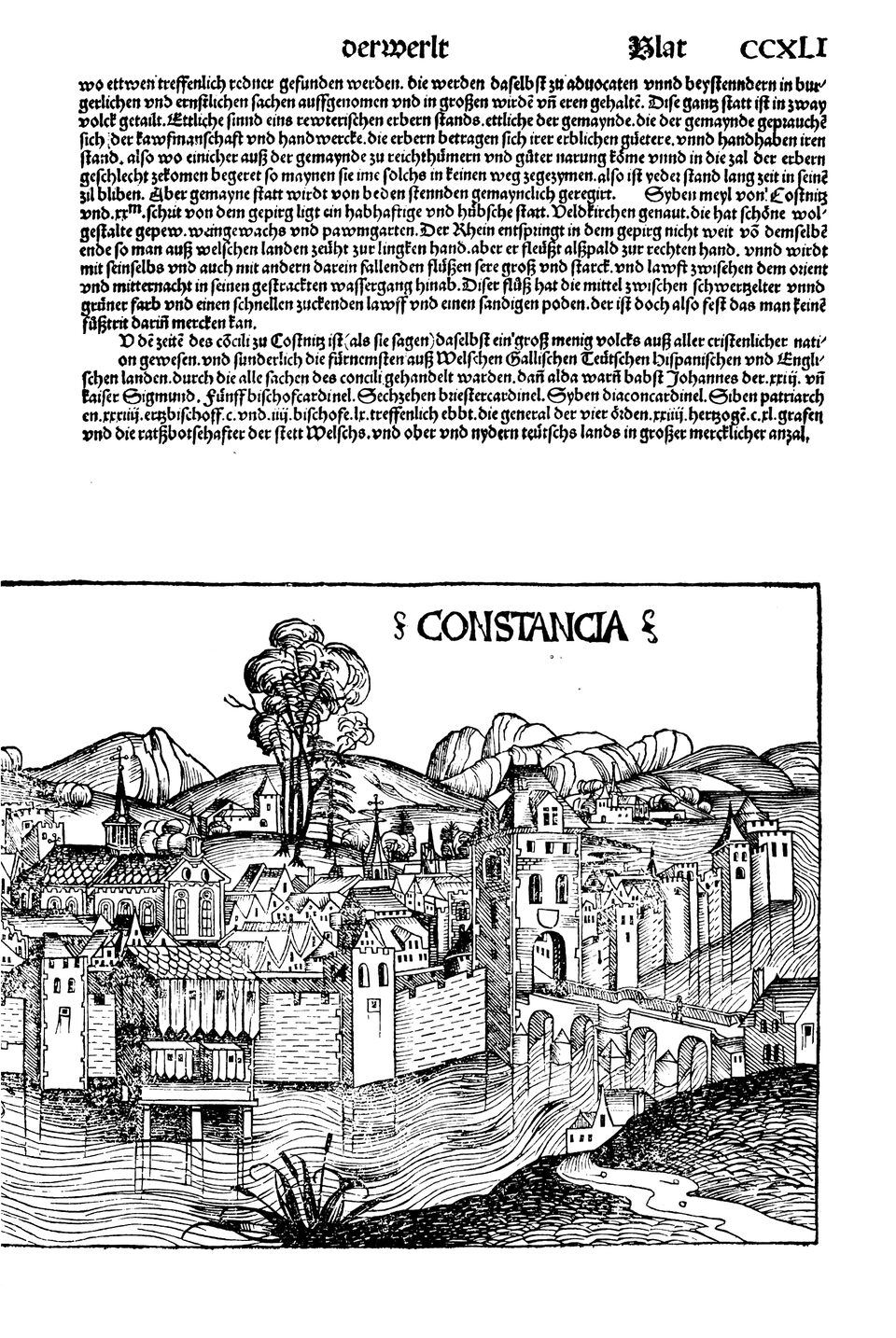 Schedelsche Weltchronik Blatt 241, rechte Seite