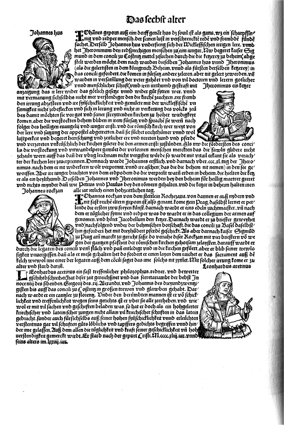 Schedelsche Weltchronik Blatt 242, linke Seite