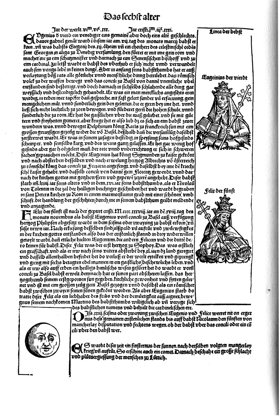 Schedelsche Weltchronik Blatt 243, linke Seite