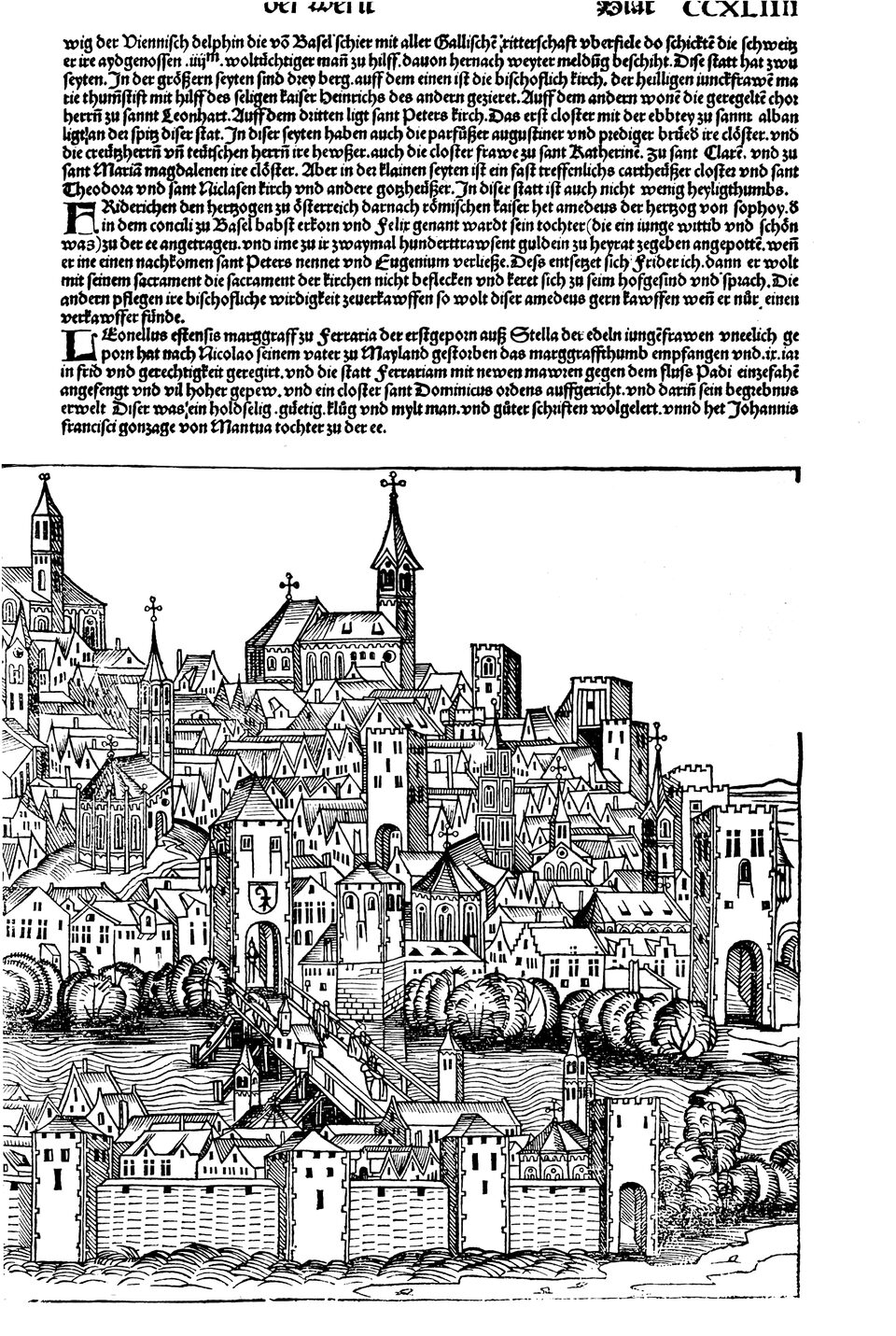 Schedelsche Weltchronik Blatt 244, rechte Seite