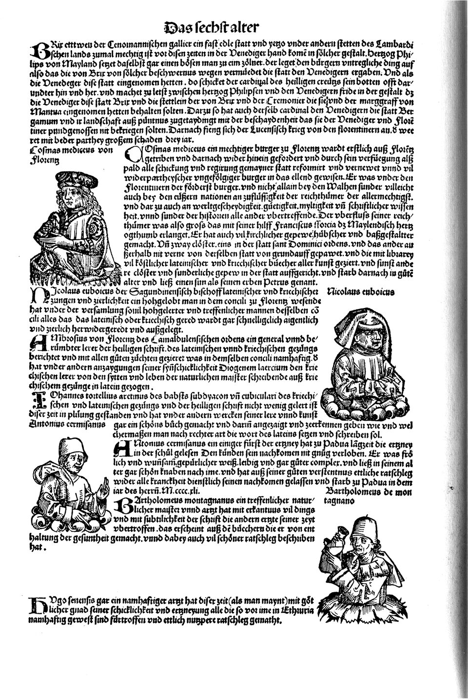 Schedelsche Weltchronik Blatt 246, linke Seite