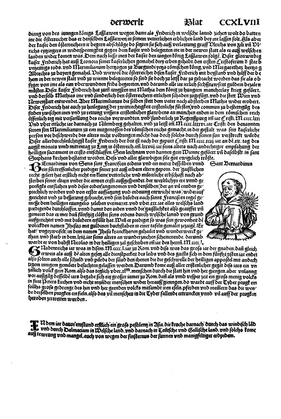 Schedelsche Weltchronik Blatt 248, rechte Seite