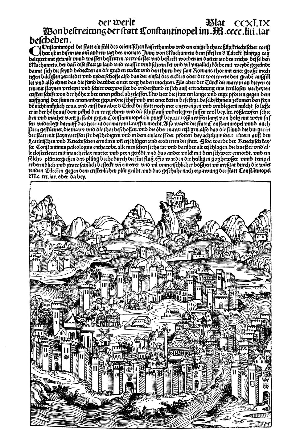 Schedelsche Weltchronik Blatt 249, rechte Seite