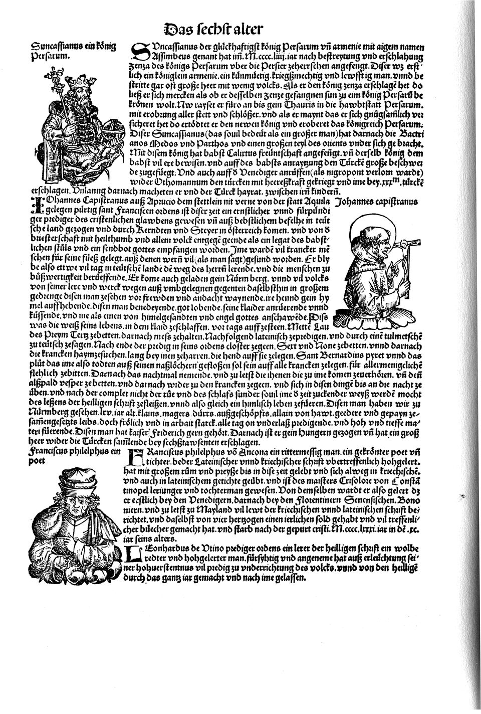 Schedelsche Weltchronik Blatt 250, linke Seite