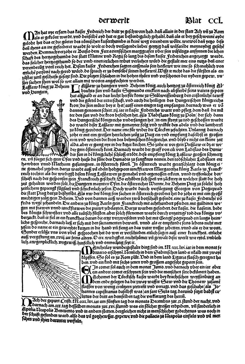 Schedelsche Weltchronik Blatt 250, rechte Seite