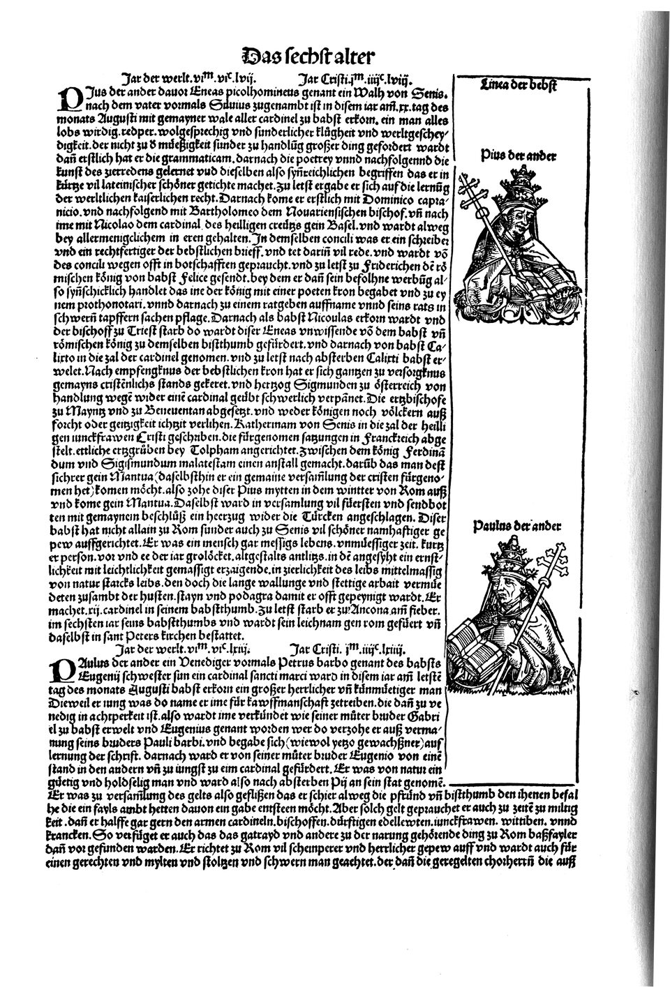 Schedelsche Weltchronik Blatt 251, linke Seite