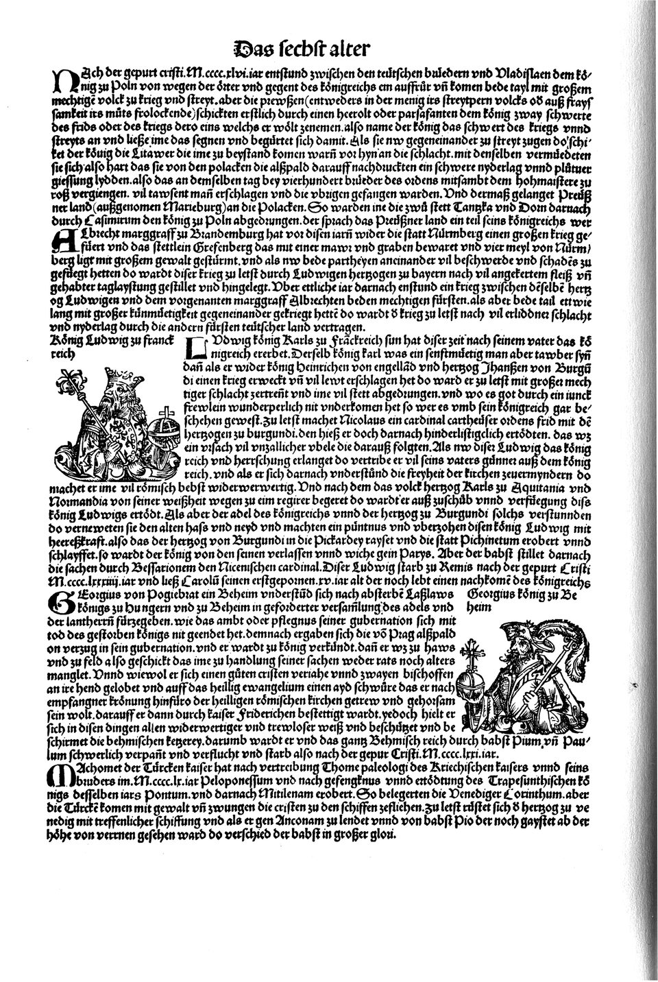 Schedelsche Weltchronik Blatt 252, linke Seite