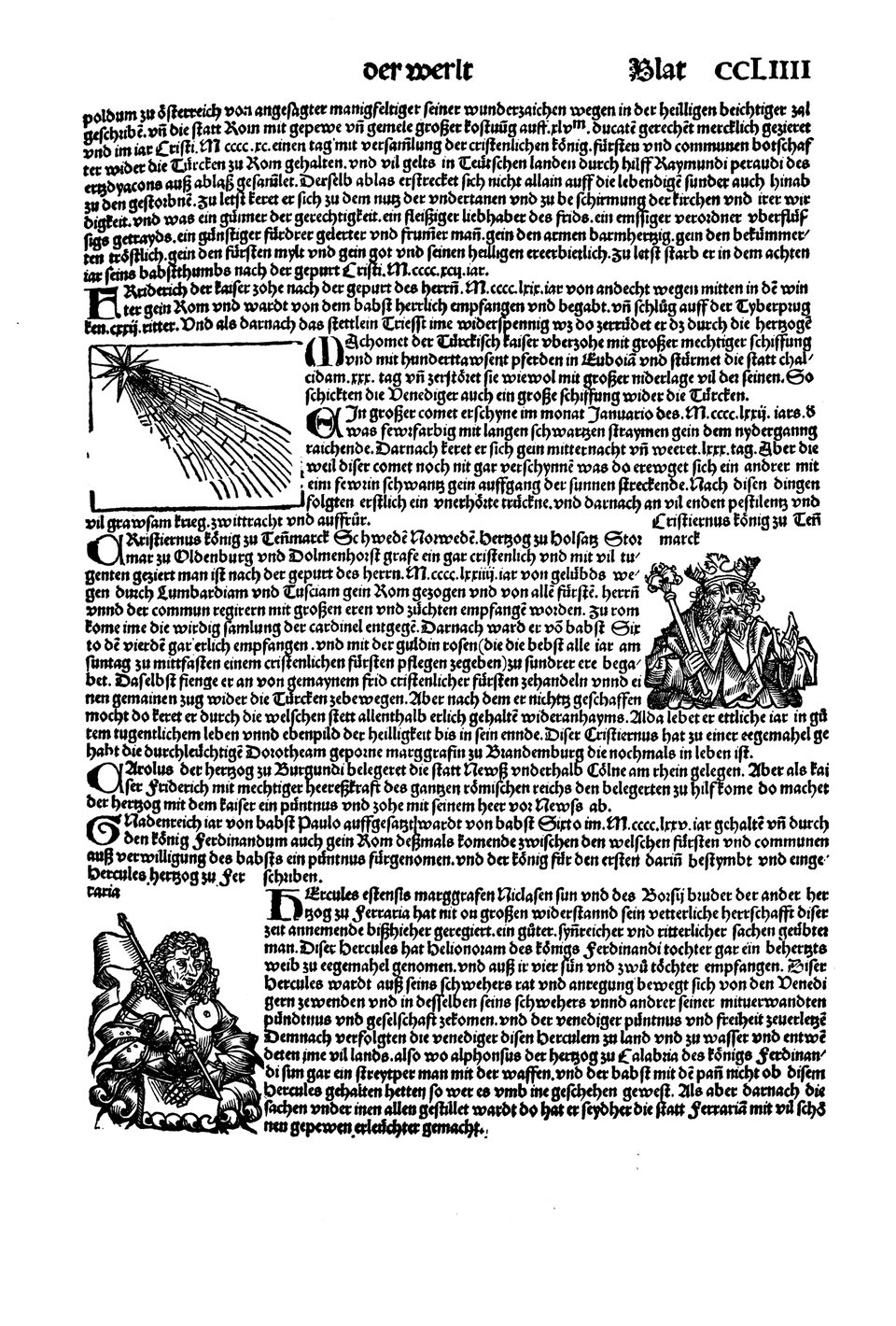 Schedelsche Weltchronik Blatt 254, rechte Seite