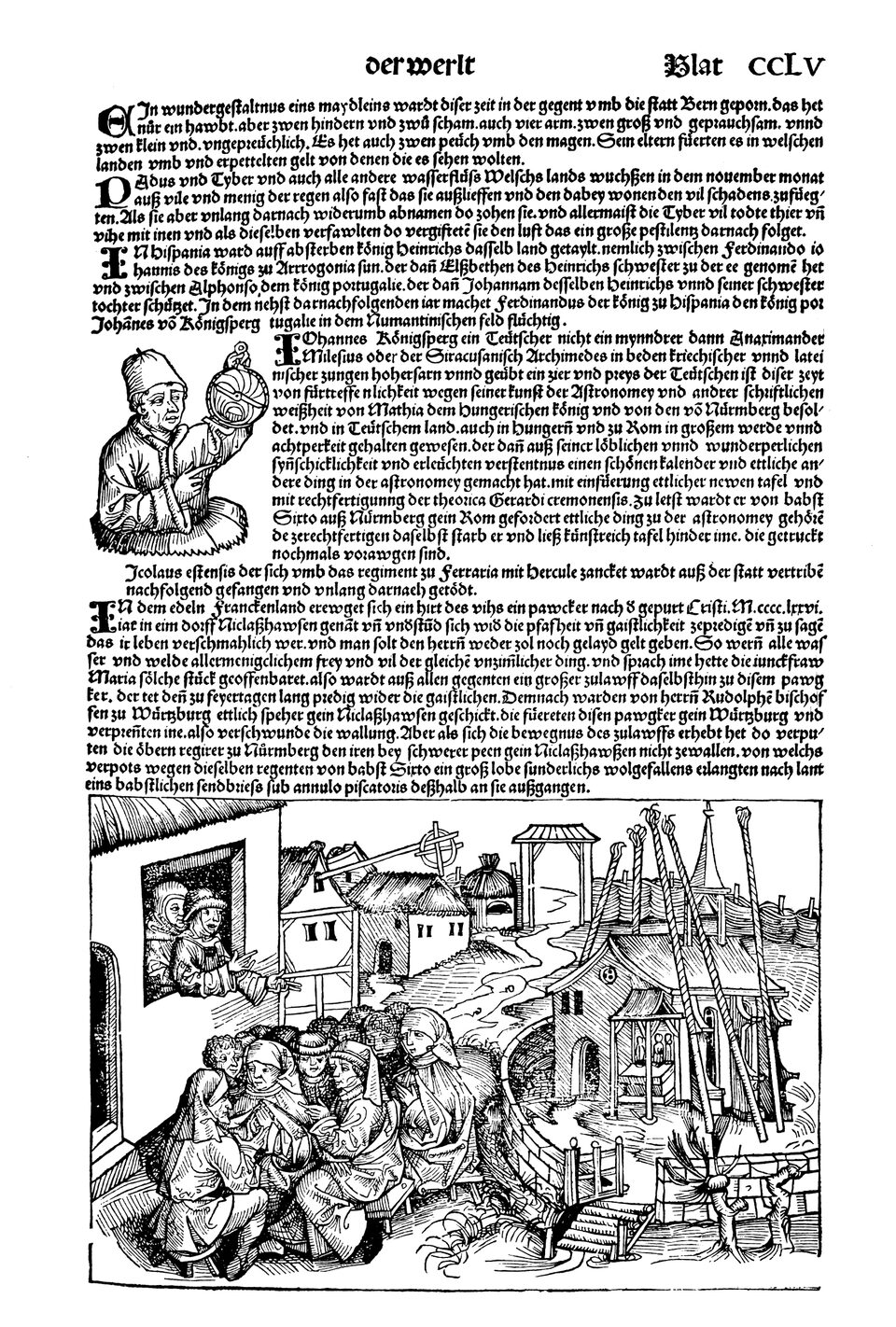 Schedelsche Weltchronik Blatt 255, rechte Seite