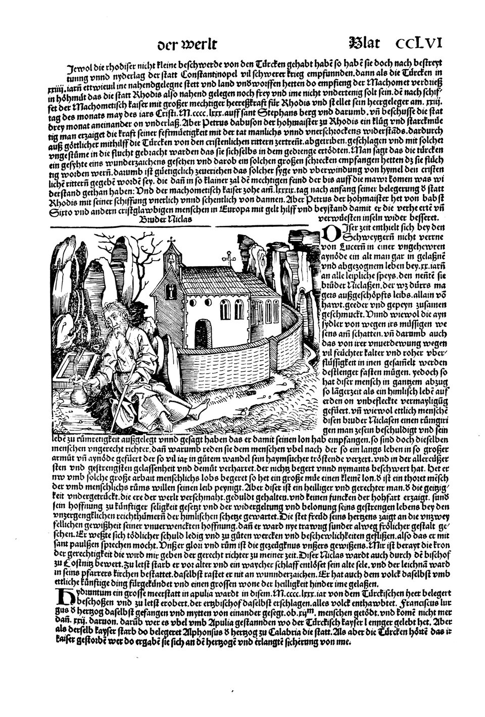 Schedelsche Weltchronik Blatt 256, rechte Seite