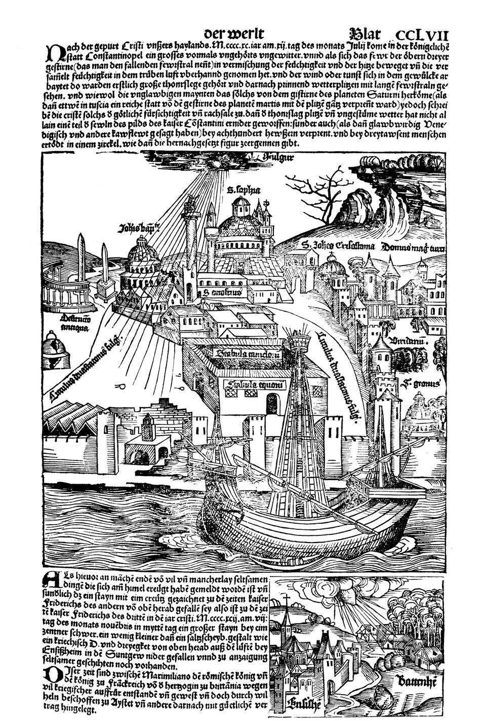 Schedelsche Weltchronik Blatt 257, rechte Seite