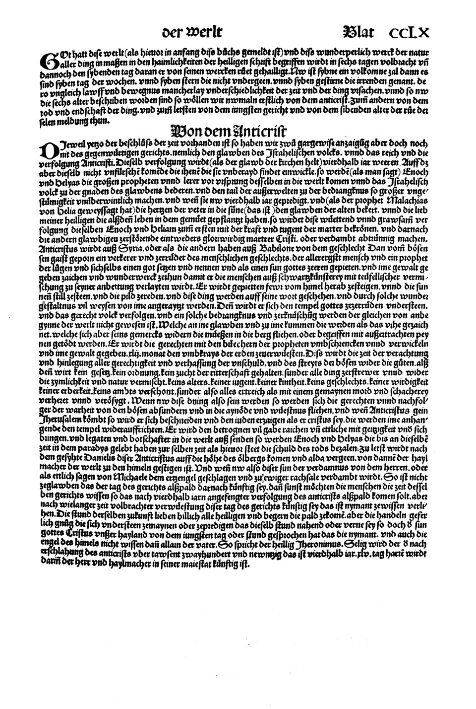 Schedelsche Weltchronik Blatt 260, rechte Seite