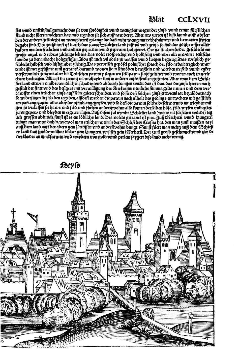 Schedelsche Weltchronik Blatt 267, rechte Seite