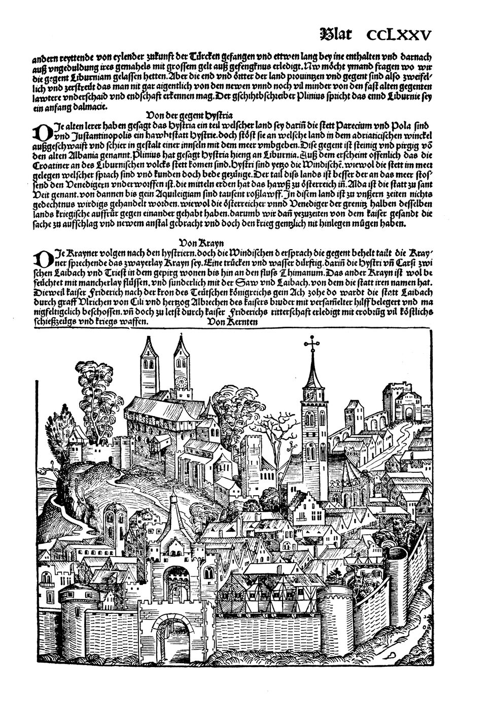 Schedelsche Weltchronik Blatt 275, rechte Seite