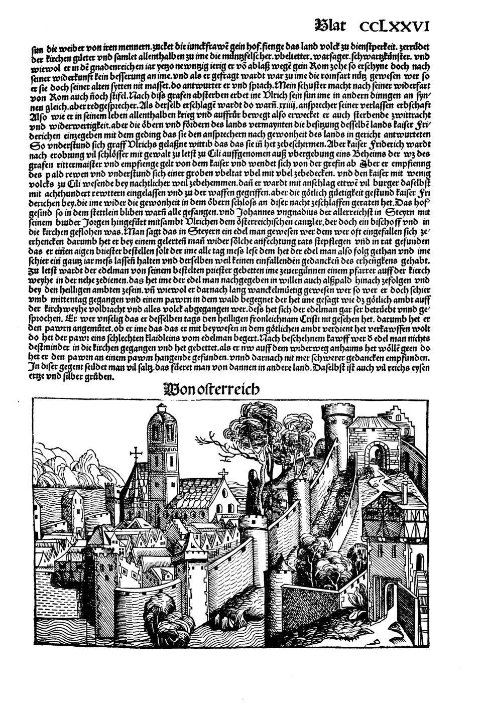 Schedelsche Weltchronik Blatt 276, rechte Seite