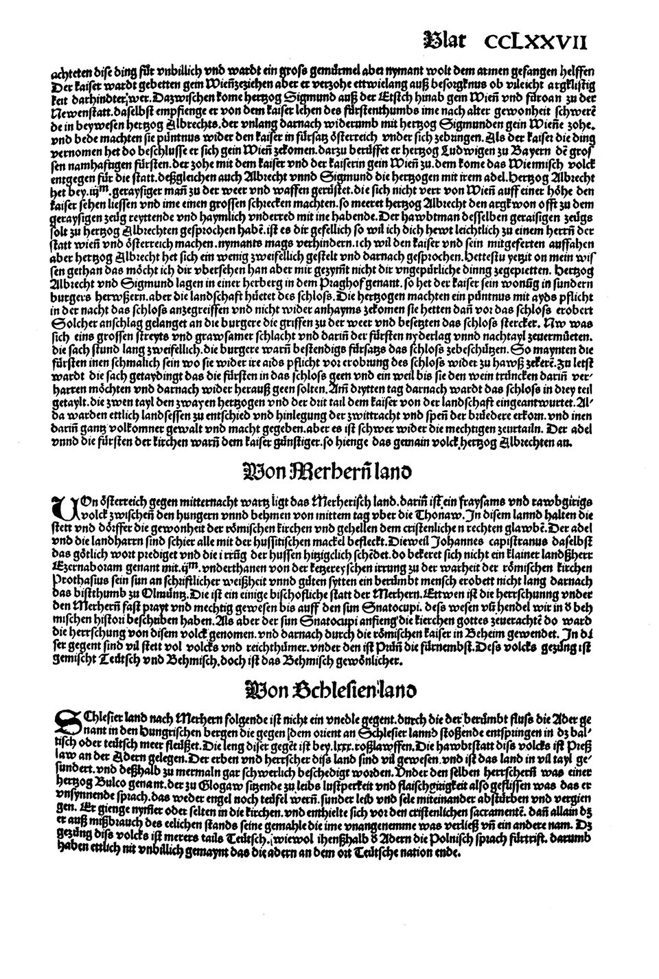 Schedelsche Weltchronik Blatt 277, rechte Seite