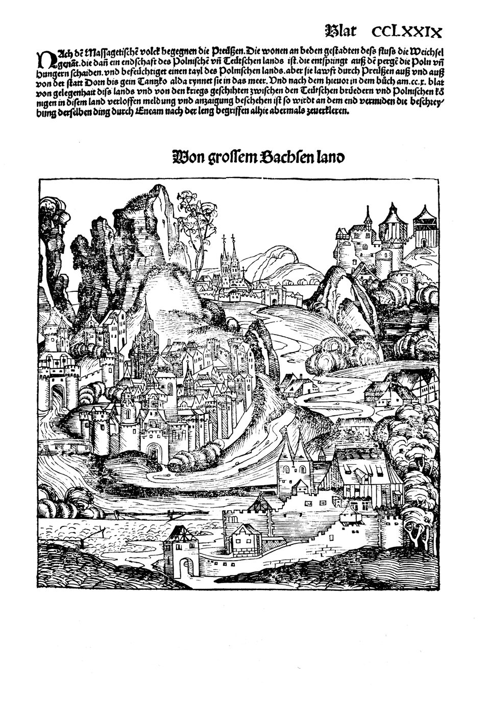 Schedelsche Weltchronik Blatt 279, rechte Seite