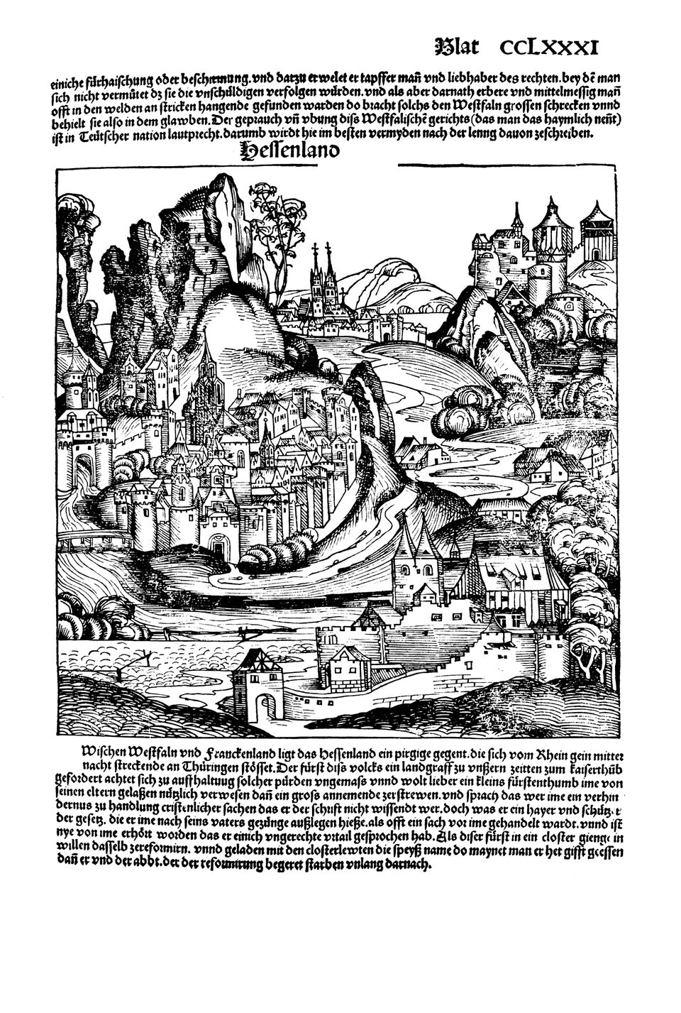 Schedelsche Weltchronik Blatt 281, rechte Seite
