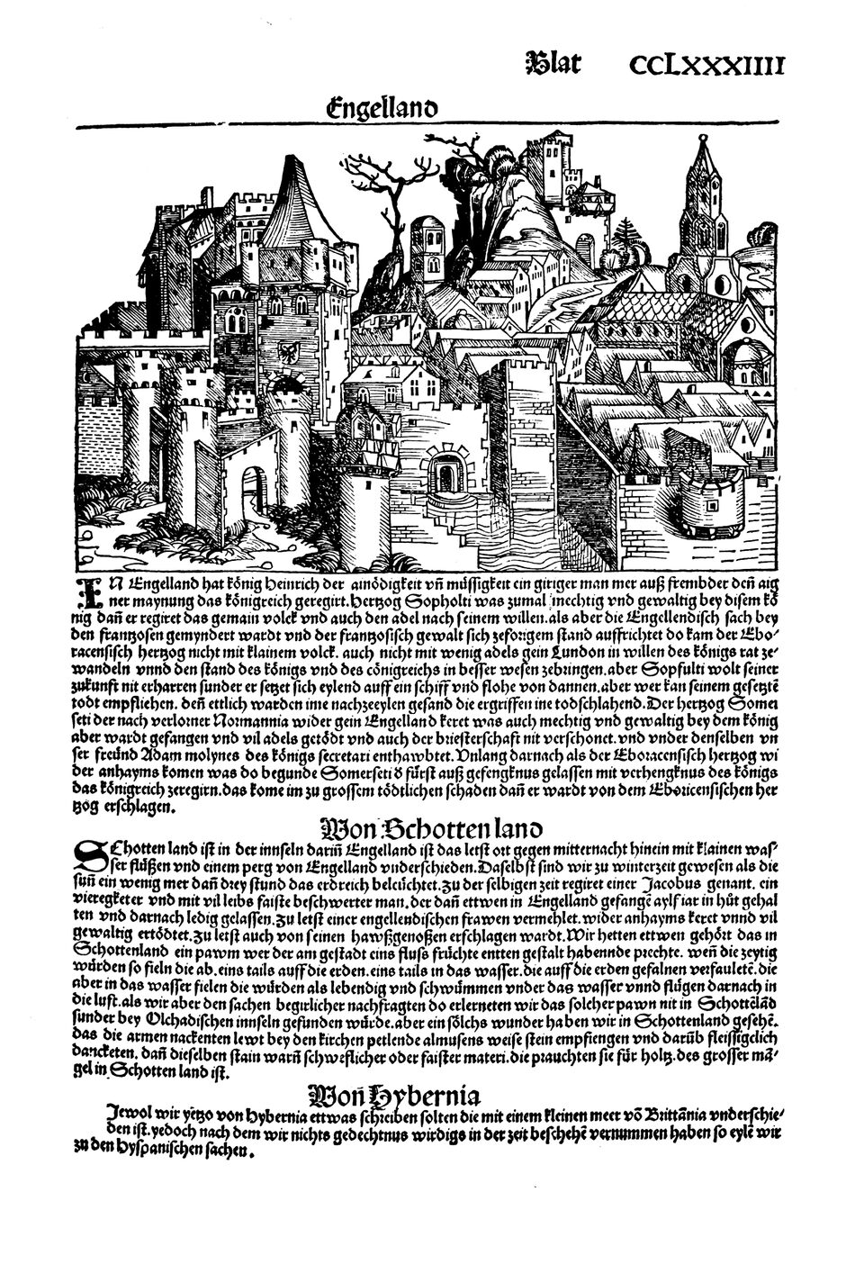 Schedelsche Weltchronik Blatt 284, rechte Seite