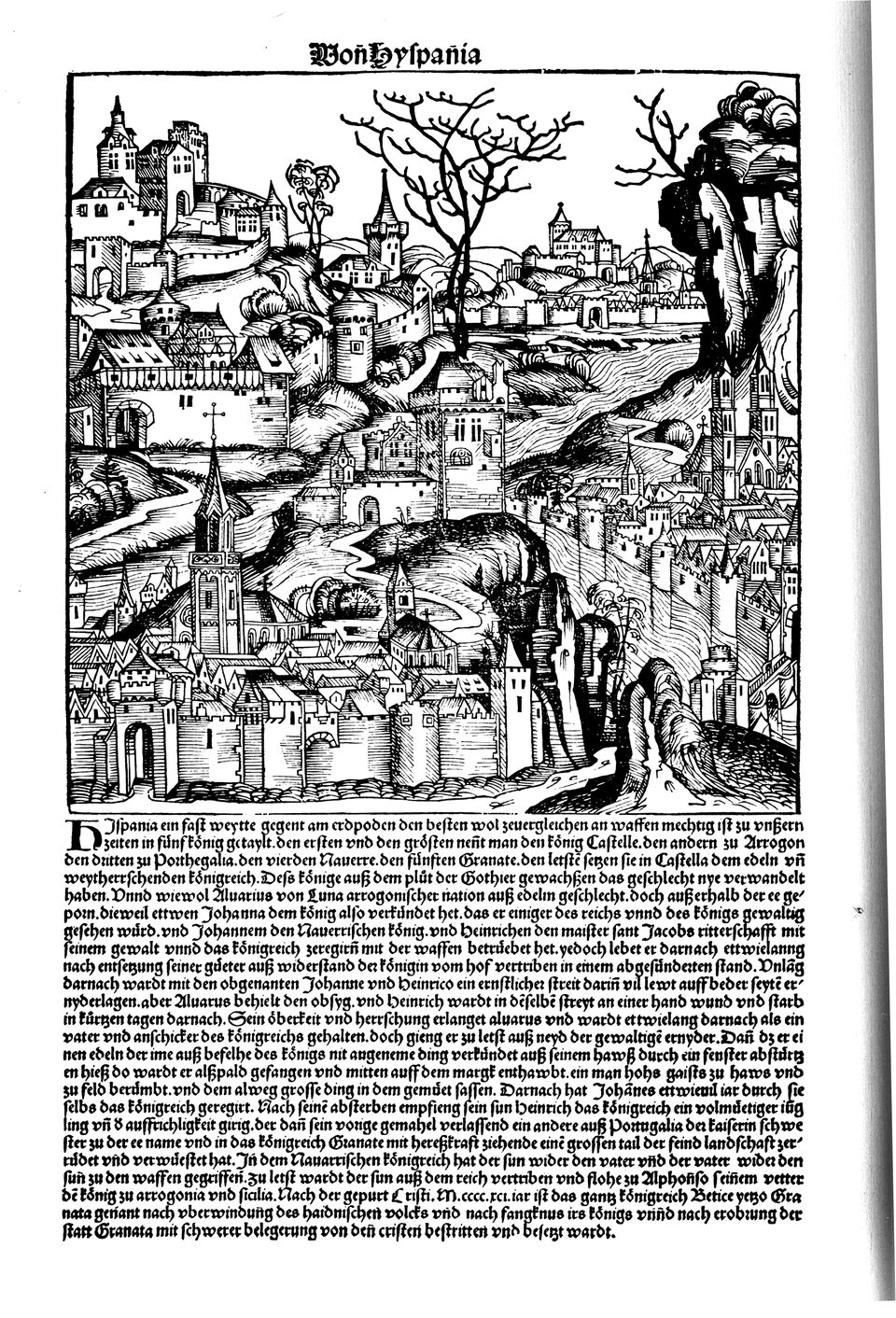 Schedelsche Weltchronik Blatt 285, linke Seite
