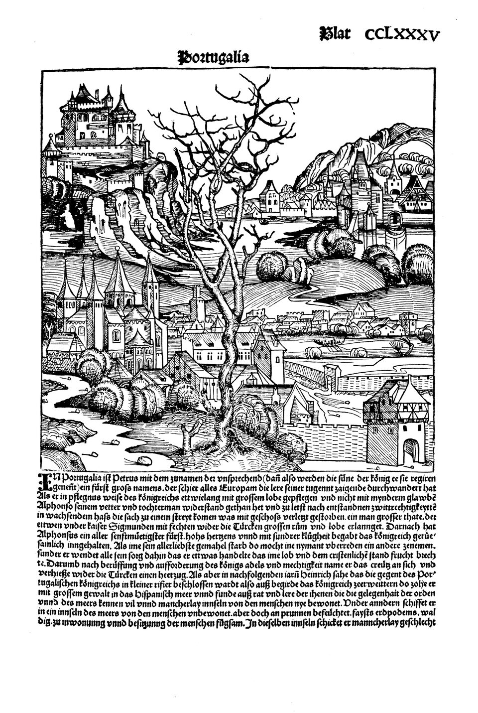 Schedelsche Weltchronik Blatt 285, rechte Seite